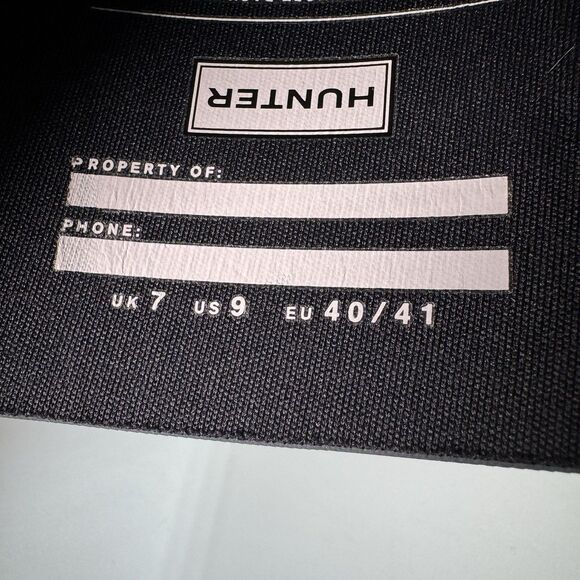 New Hunter Women's Navy Blue Original Short Back Adjustable Rain Boots Size 9 - Picture 13 of 15